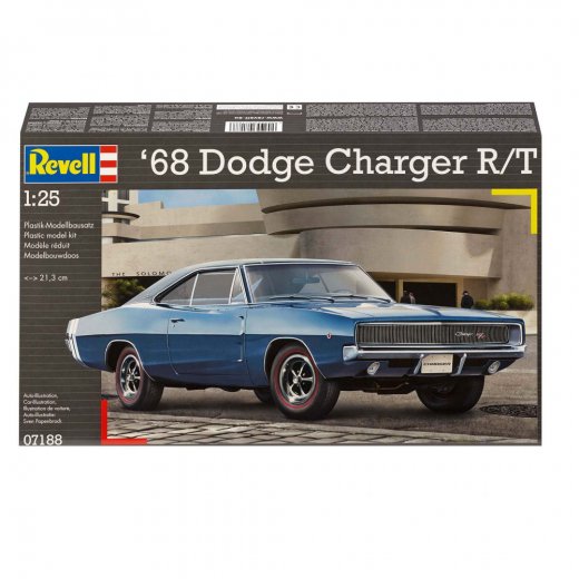 Revell - ´68 Dodge Charger R/T 1:25 - 139 Pcs i gruppen PUSLESPIL / Modelbygning / Revell / Køretøj hos Spelexperten (R-7188)