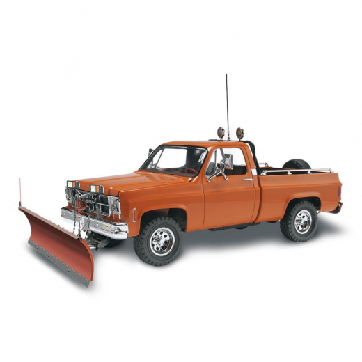 Revell - GMC Pickup with Snow Plow 1:24 - 119 Pcs i gruppen PUSLESPIL / Modelbygning / Revell / Køretøj hos Spelexperten (R-85-7222)