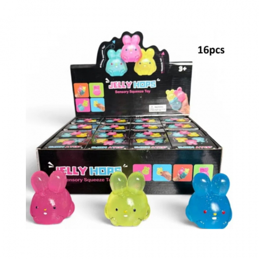 Jelly Hops Sensory Squeeze Toy 6 cm i gruppen LEGETØJ / Fidgets hos Spelexperten (R-O71)