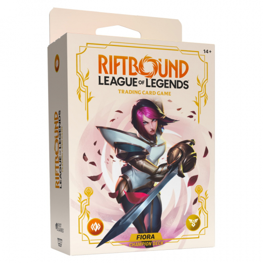 Riftbound: League of Legends TCG - Spiritforged Fiora Champion Deck i gruppen SELSKABSSPIL / Kortspil hos Spelexperten (RB02PD02EN)