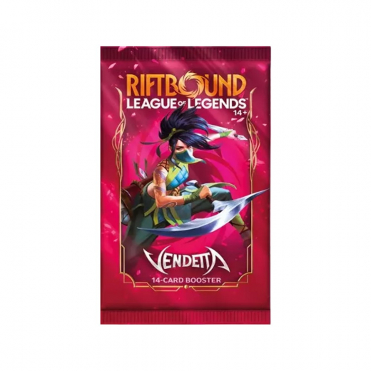 Riftbound: League of Legends TCG - Vendetta Booster Pack i gruppen SELSKABSSPIL / Kortspil hos Spelexperten (RB04BP01EN-BOS)