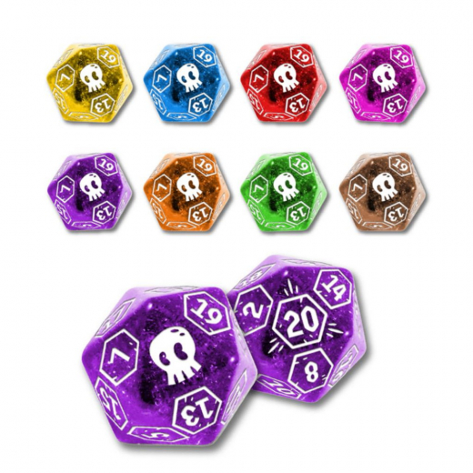 Heroes of Barcadia: Enhanced Dice Set (Exp.) i gruppen SELSKABSSPIL / Tilbehør / Terninger & tilbehør hos Spelexperten (RCHOBADD-SADS44)