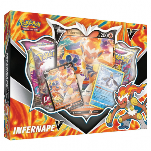 SKADAT Pokémon TCG: Infernape V Box i gruppen  hos Spelexperten (REA-POK85119)