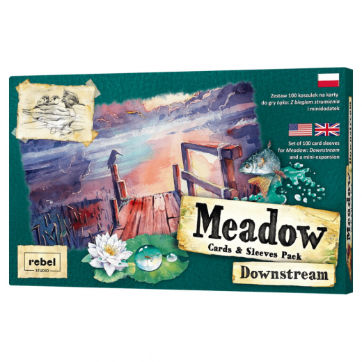 Meadow: Downstream - Cards & Sleeves Pack (Exp.) i gruppen SELSKABSSPIL / Udvidelser hos Spelexperten (REB15812)