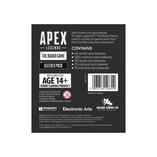 Apex Legends: Sleeves Pack i gruppen SELSKABSSPIL / Tilbehør / Sleeves hos Spelexperten (REBAL08)