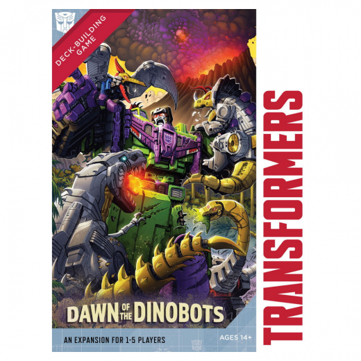 Transformers Deck-Building Game: Dawn of the Dinobots (Exp.) i gruppen SELSKABSSPIL / Udvidelser hos Spelexperten (RGD02420)