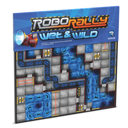 Robo Rally: Wet & Wild (Exp.) i gruppen SELSKABSSPIL / Udvidelser hos Spelexperten (RGD02588)