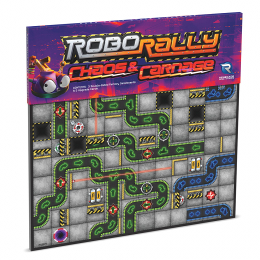 Robo Rally: Chaos & Carnage (Exp.) i gruppen SELSKABSSPIL / Udvidelser hos Spelexperten (RGD02589)