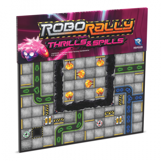 Robo Rally: Thrills & Spills (Exp.) i gruppen SELSKABSSPIL / Udvidelser hos Spelexperten (RGD02636)