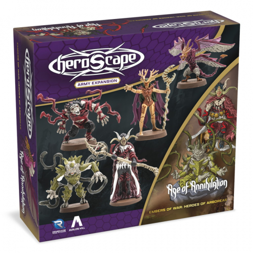 Heroscape: Embers of War - Heroes of Aboreas Army Expansion i gruppen SELSKABSSPIL / Strategispil hos Spelexperten (RGD02837)