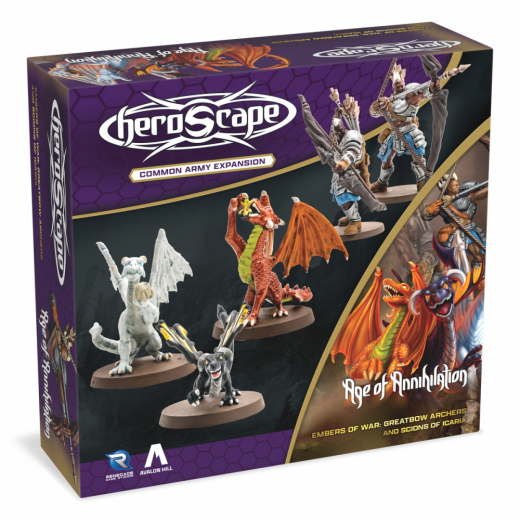 Heroscape: Embers of War - Greatbow Archers & Scions of Icaria Common Army Expansion i gruppen SELSKABSSPIL / Strategispil hos Spelexperten (RGD02848)