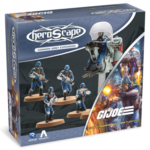 Heroscape: G.I. JOE - COBRA Troopers & Flight Pod Common Army Expansion i gruppen SELSKABSSPIL / Spilserier / Heroscape hos Spelexperten (RGD02882)