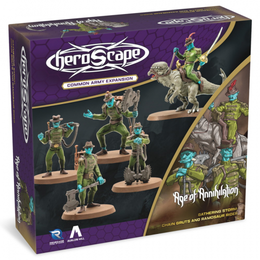 Heroscape: Chain Gruts & Ramosaur Rider Common Army Expansion i gruppen SELSKABSSPIL / Udvidelser hos Spelexperten (RGD02888)