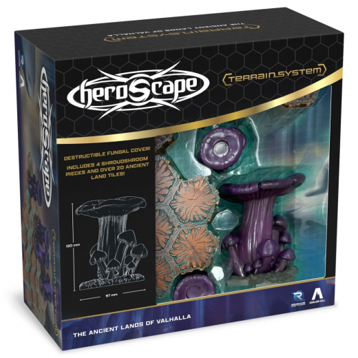 Heroscape: The Ancient Lands of Valhalla Terrain Expansion i gruppen SELSKABSSPIL / Spilserier / Heroscape hos Spelexperten (RGD02966)
