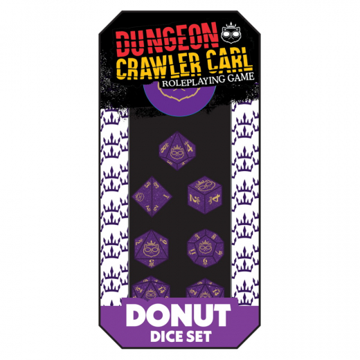 Dungeon Crawler Carl RPG: Princess Donut Dice Set i gruppen SELSKABSSPIL / Tilbehør / Terninger & tilbehør hos Spelexperten (RGS02951)