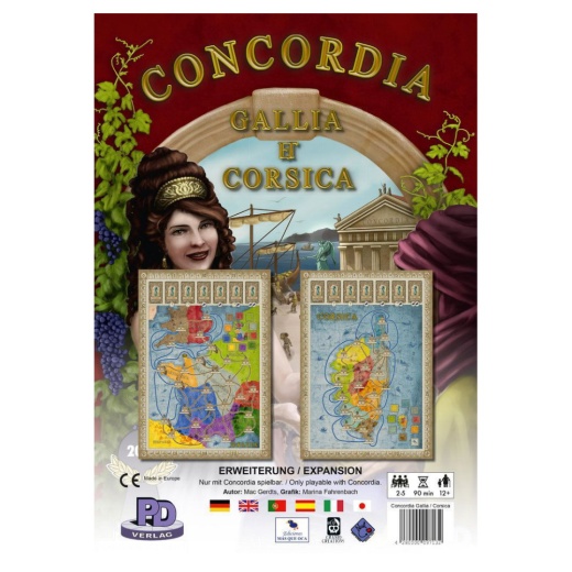 Concordia: Gallia / Corsica (Exp.) i gruppen SELSKABSSPIL / Udvidelser hos Spelexperten (RIO541)