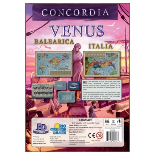 Concordia Venus: Balearica / Italia (Exp.) i gruppen SELSKABSSPIL / Udvidelser hos Spelexperten (RIO588)