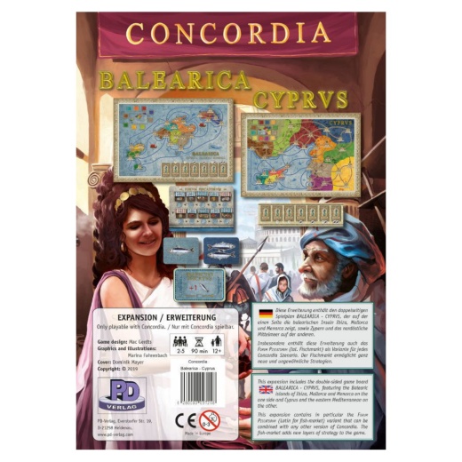 Concordia: Balearica / Cyprus (Exp.) i gruppen SELSKABSSPIL / Udvidelser hos Spelexperten (RIO590)