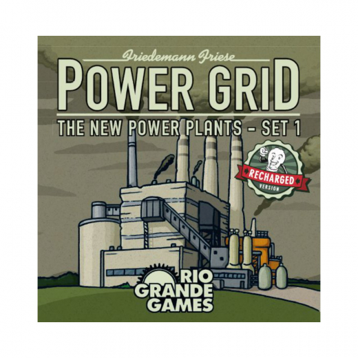 Power Grid Recharged: New Power Plant - Set 1 (Exp.) i gruppen SELSKABSSPIL / Udvidelser hos Spelexperten (RIO604)