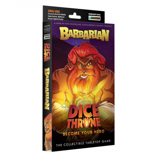 Dice Throne: Barbarian Hero Pack i gruppen SELSKABSSPIL / Strategispil hos Spelexperten (ROX1401)
