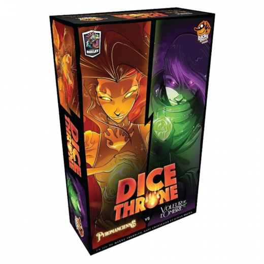Dice Throne: Season One ReRolled - Pyromancer V Shadow Thief i gruppen SELSKABSSPIL / Spilserier / Dice Throne hos Spelexperten (ROX638)
