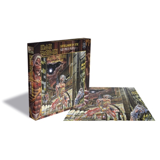 Puzzle 500 brikker - Iron Maiden Somewhere In Time i gruppen  hos Spelexperten (RSAW003PZ)