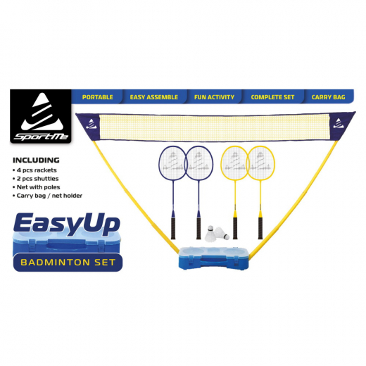 Easy-Up Badminton sæt i gruppen UDENDØRSSPIL / Badminton hos Spelexperten (S-7358)
