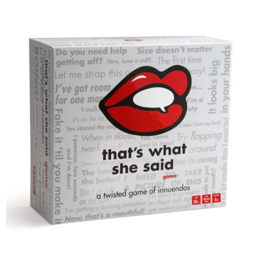 That's What She Said i gruppen SELSKABSSPIL / Partyspil hos Spelexperten (SBDK002)