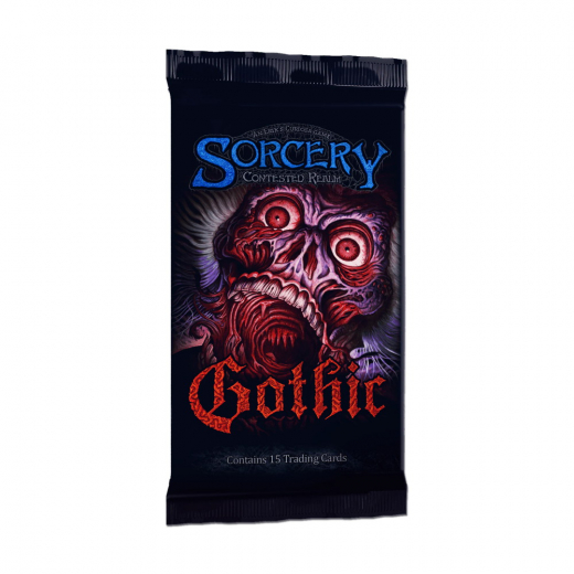 Sorcery: Contested Realm - Gothic Booster Pack i gruppen SELSKABSSPIL / Kortspil hos Spelexperten (SCRGT3-BOS)