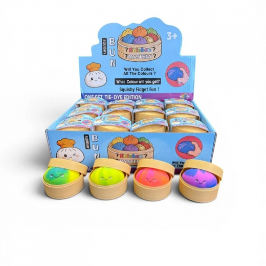 Dumpling Squishy Tie-Dye 5,5 cm i gruppen LEGETØJ / Fidgets hos Spelexperten (SD005)