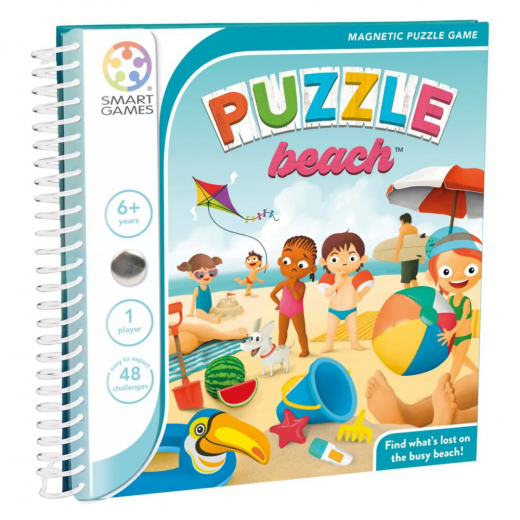 Puzzle Beach Magnetic Travel i gruppen SELSKABSSPIL / Børnespil hos Spelexperten (SG2327)
