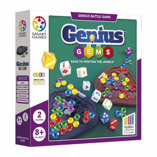 Genius Gems (DK) i gruppen SELSKABSSPIL / Familiespil hos Spelexperten (SG2539)