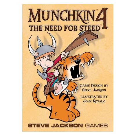 Munchkin 4 - The Need for Steed (Exp.) i gruppen SELSKABSSPIL / Udvidelser hos Spelexperten (SJG1444)