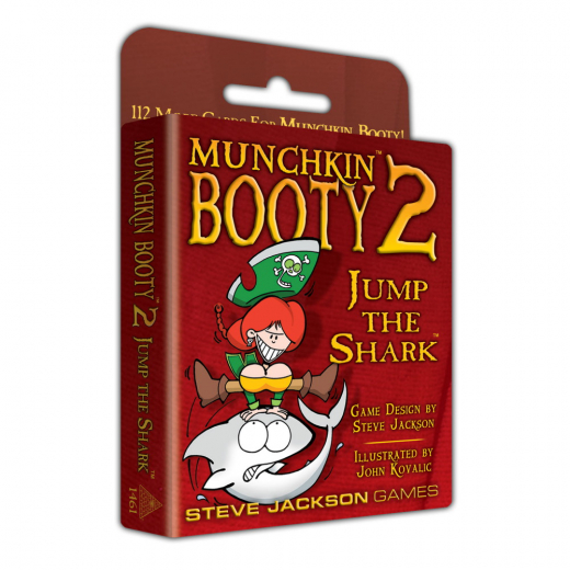 Munchkin: Booty 2 - Jump the Shark (Exp.) i gruppen SELSKABSSPIL / Udvidelser hos Spelexperten (SJG1461)