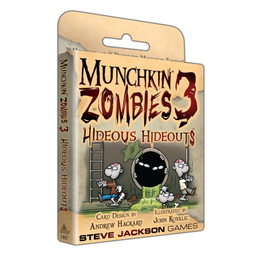 Munchkin Zombies 3: Hideous Hideouts (Exp.) i gruppen SELSKABSSPIL / Udvidelser hos Spelexperten (SJG1487)