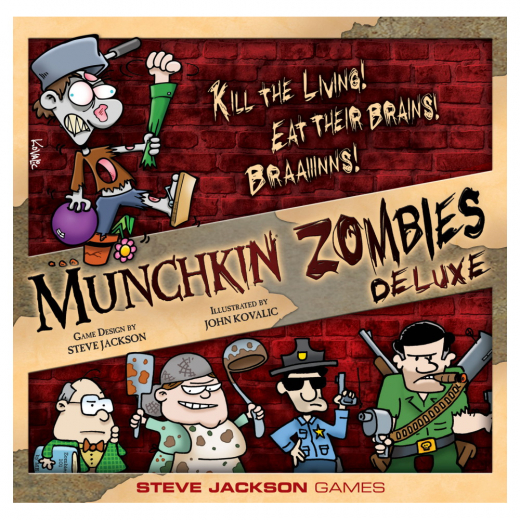 Munchkin Zombies: Deluxe i gruppen SELSKABSSPIL / Spilserier / Munchkin hos Spelexperten (SJG1495)
