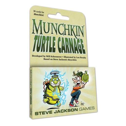 Munchkin: Turtle Carnage (Exp.) i gruppen SELSKABSSPIL / Udvidelser hos Spelexperten (SJG4275)