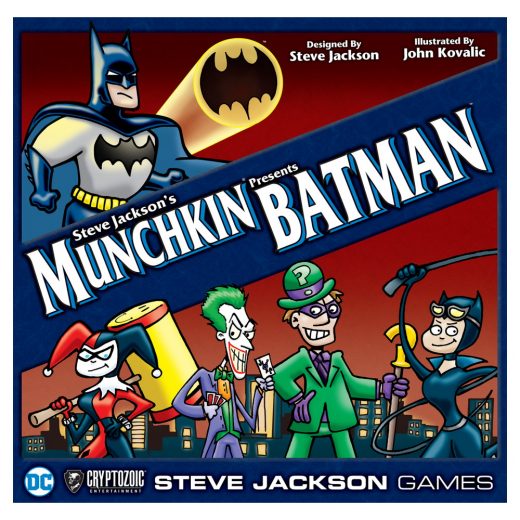 Munchkin Batman i gruppen SELSKABSSPIL / Kortspil hos Spelexperten (SJG4441)