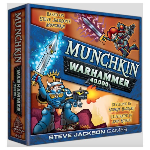 Munchkin Warhammer 40,000 i gruppen SELSKABSSPIL / Kortspil hos Spelexperten (SJG4481)
