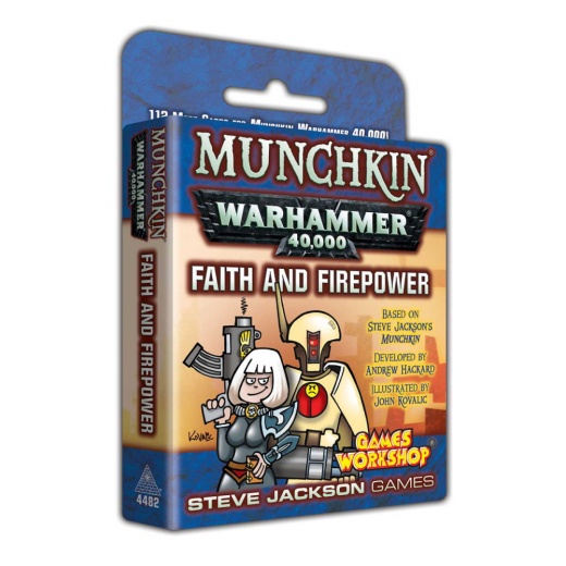 Munchkin Warhammer 40,000: Faith and Firepower (Exp.) i gruppen SELSKABSSPIL / Udvidelser hos Spelexperten (SJG4482)