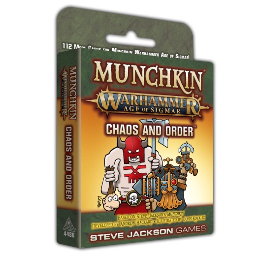 Munchkin Warhammer: Age of Sigmar - Chaos and Order (Exp.) i gruppen SELSKABSSPIL / Udvidelser hos Spelexperten (SJG4486)