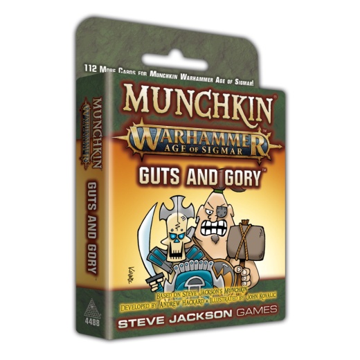 Munchkin Warhammer: Age of Sigmar - Guts and Gory (Exp.) i gruppen SELSKABSSPIL / Udvidelser hos Spelexperten (SJG4488)