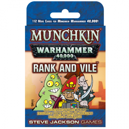 Munchkin Warhammer 40,000: Rank and Vile (Exp.) i gruppen SELSKABSSPIL / Udvidelser hos Spelexperten (SJG4489)
