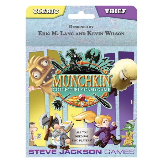 Munchkin Collectible Card Game: Cleric & Thief Starter Set i gruppen SELSKABSSPIL / Kortspil hos Spelexperten (SJG4504)