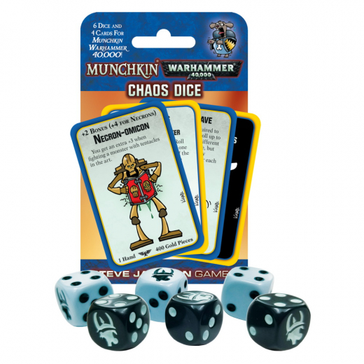 Munchkin Warhammer 40,000 Chaos Dice (Exp.) i gruppen SELSKABSSPIL / Tilbehør / Terninger & tilbehør hos Spelexperten (SJG5646)