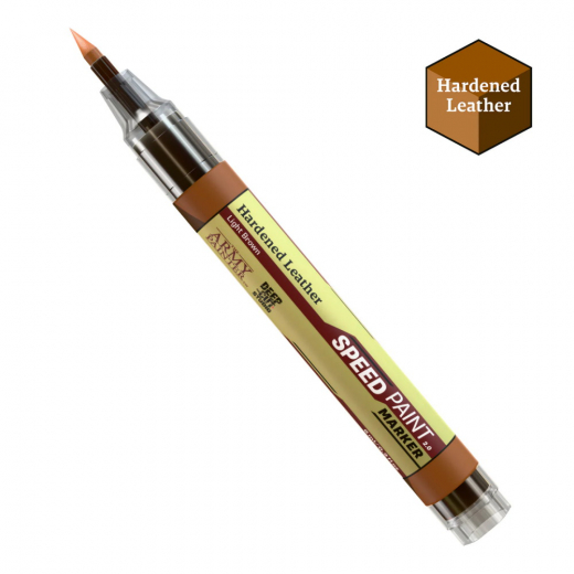 Army Painter: Speedpaint Marker - Hardened Leather i gruppen Nyheder hos Spelexperten (SM1005)