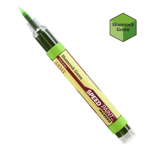 Army Painter: Speedpaint Marker - Vivid Green i gruppen SELSKABSSPIL / Tilbehør / Andet hos Spelexperten (SM1012)