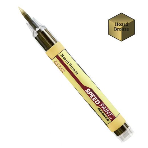 Army Painter: Speedpaint Metallic Marker - Hoard Bronze i gruppen SELSKABSSPIL / Tilbehør / Andet hos Spelexperten (SM1032)