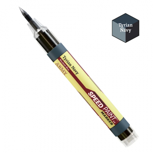 Army Painter: Speedpaint Marker - Tyrian Navy i gruppen SELSKABSSPIL / Tilbehør / Andet hos Spelexperten (SM1049)