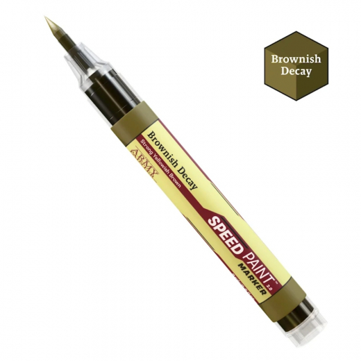 Army Painter: Speedpaint Marker - Brownish Decay i gruppen SELSKABSSPIL / Tilbehør / Andet hos Spelexperten (SM1058)